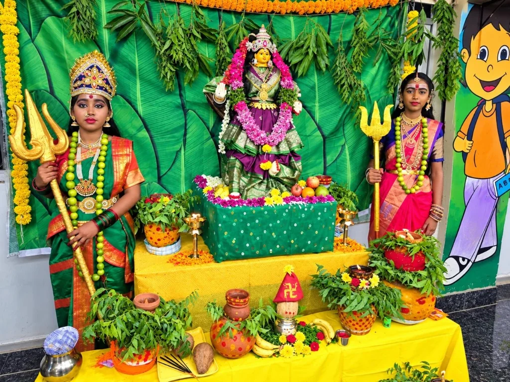 Decorated Bonalu Pots