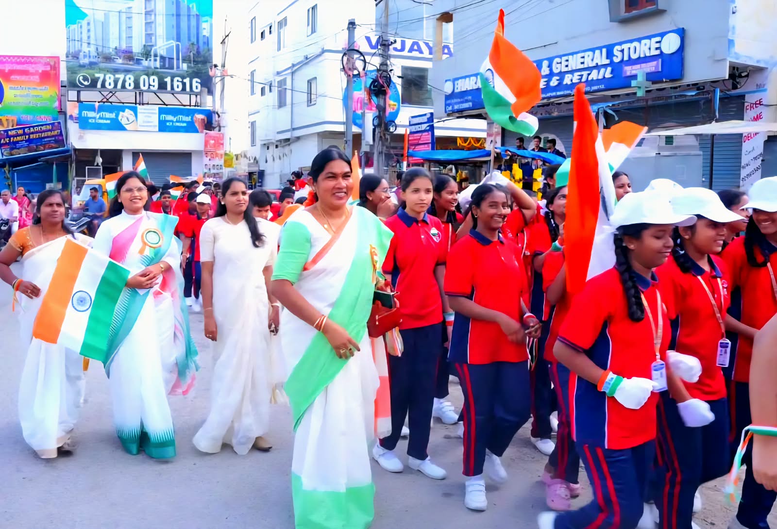 Patriotic Assembly & Banner