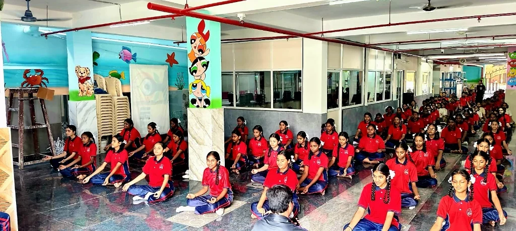 International Yoga Day at Sri Gayatri Techno School